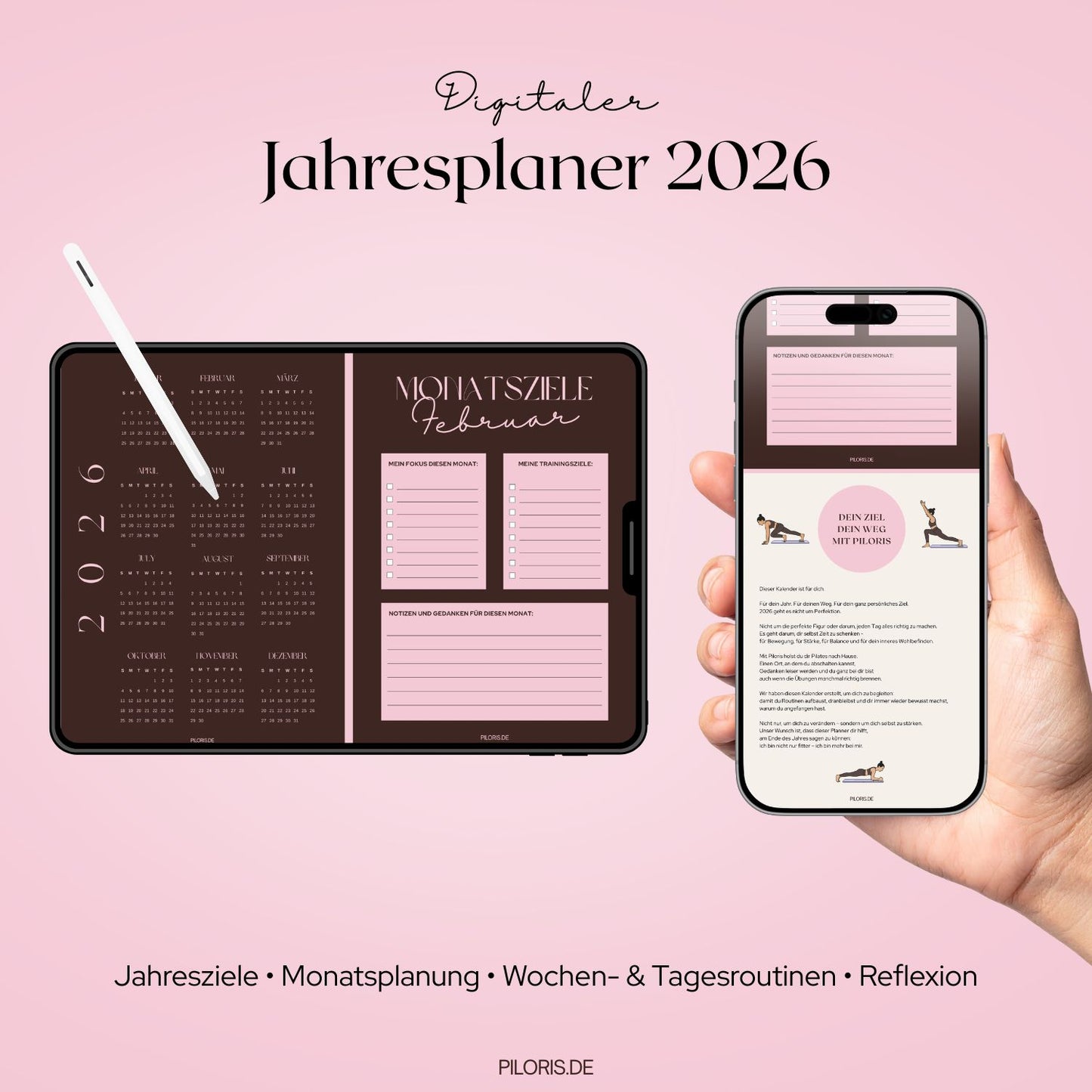 Piloris - digitaler Jahresplaner 2026