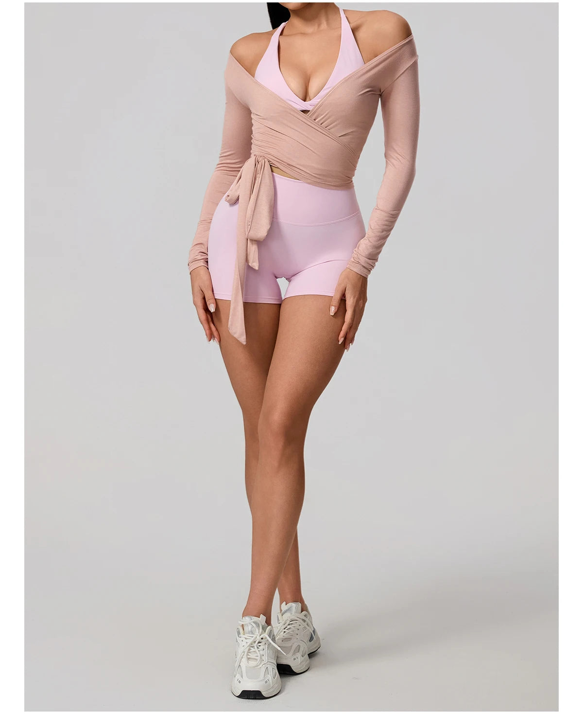 Piloris Pilates Wrap Top