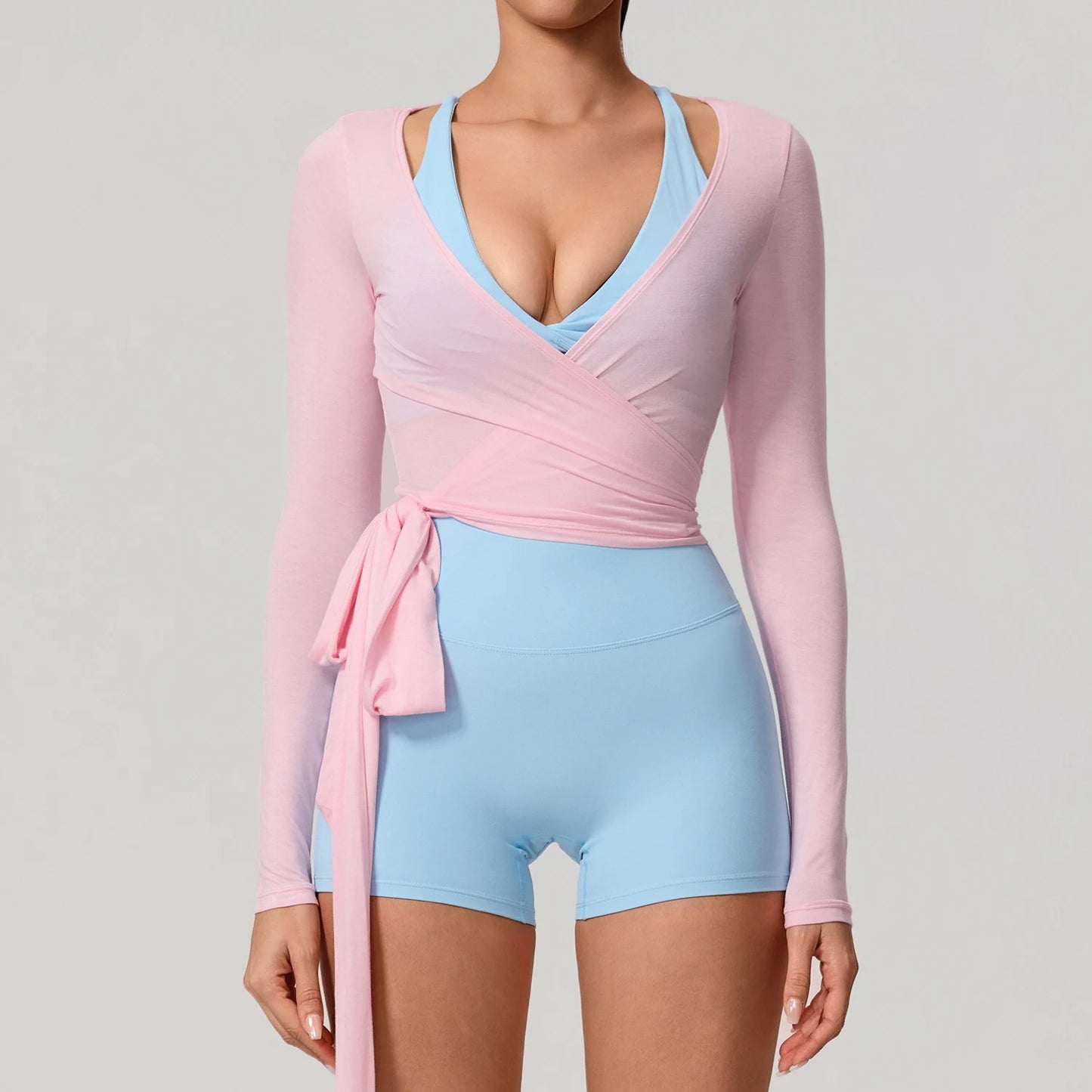 Piloris Pilates Wrap Top