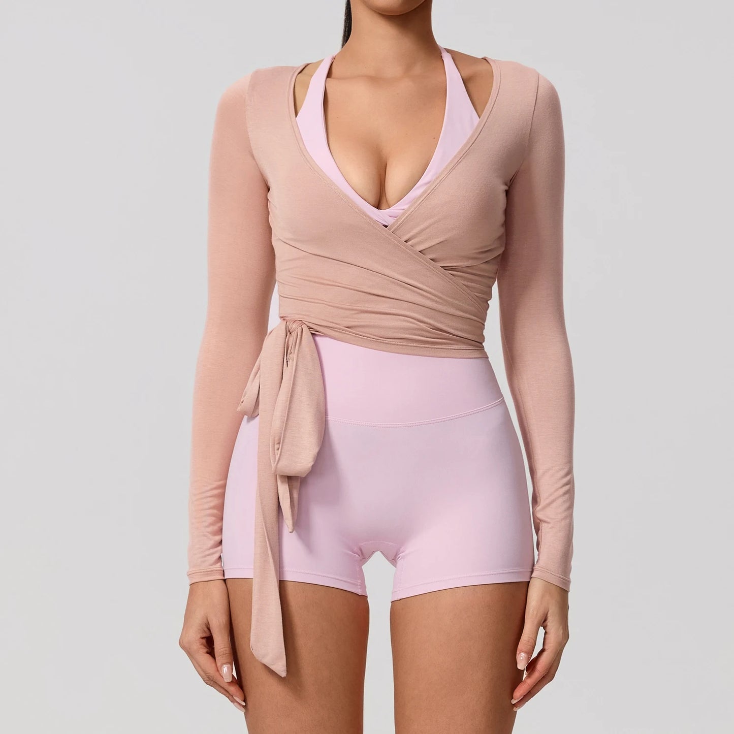 Piloris Pilates Wrap Top